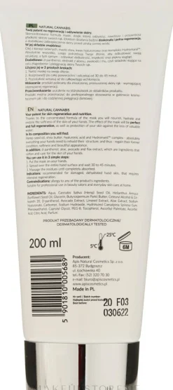 Regenerierende Handmaske mit Hanf
