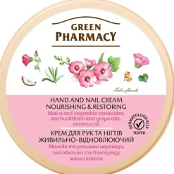 Regenerierende Hand- und Nagelcreme mit Malve und pflanzlichen Ceramiden