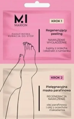 Regenerierende Peelingmaske für die Füße mit Paraffin