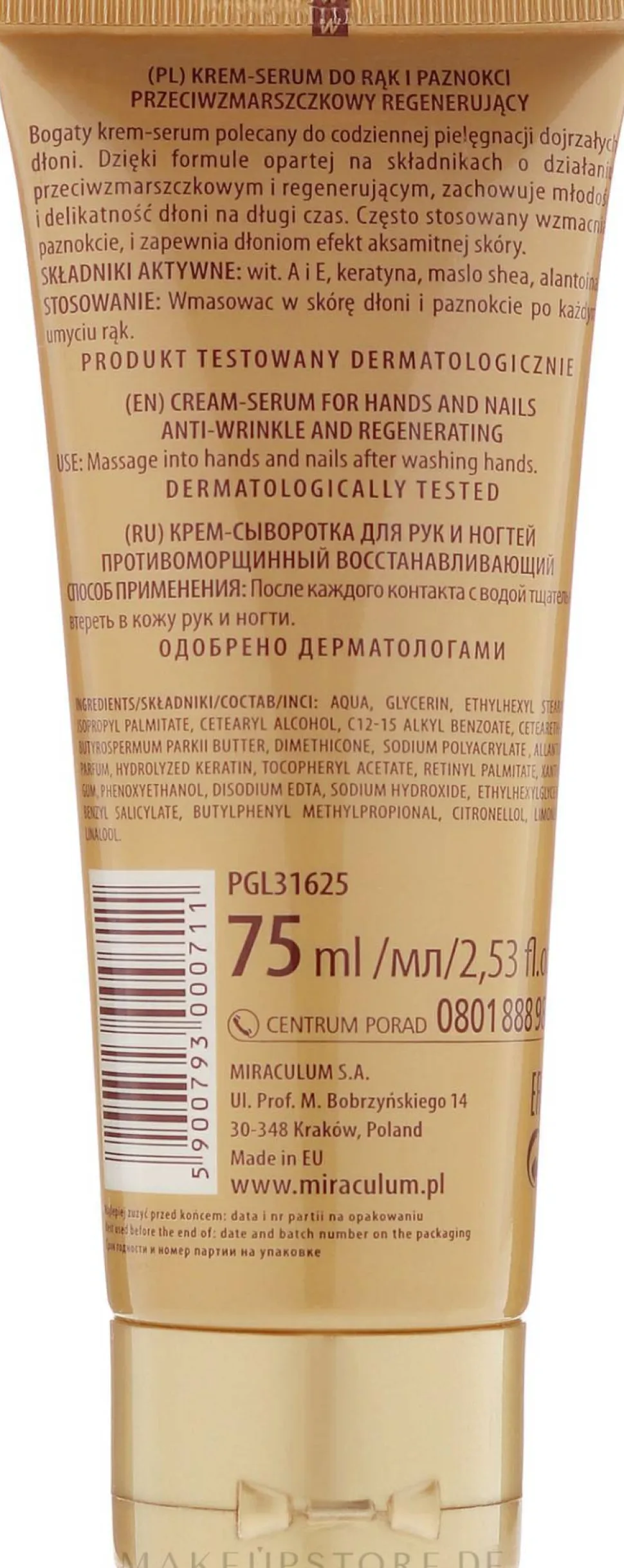 Regenerierendes Anti-Falten Hand- und Nagelcreme-Konzentrat