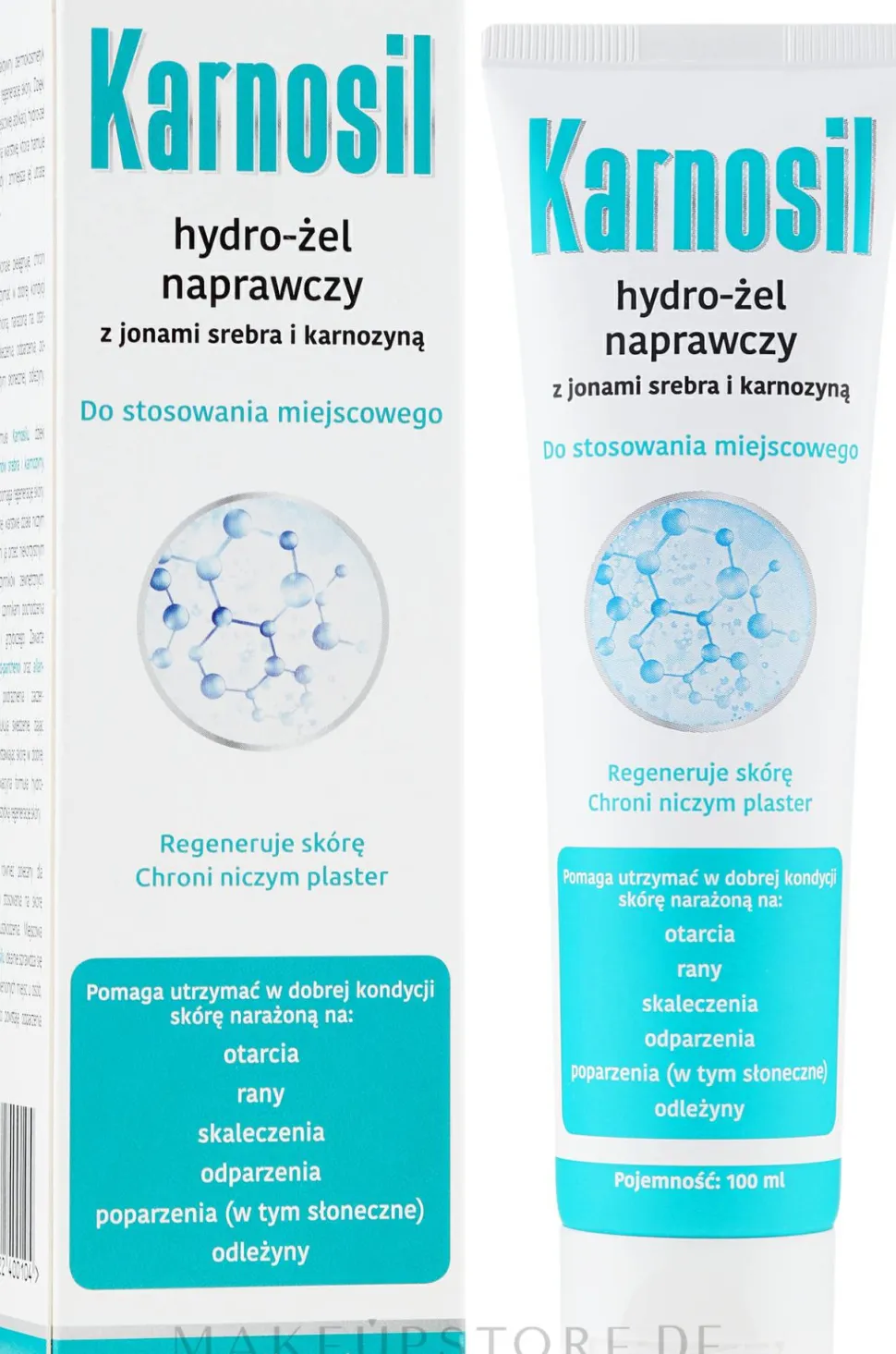 Regenerierendes Hydro-Gel mit Silberionen und Carnosin gegen Verbrennungen und Wunden