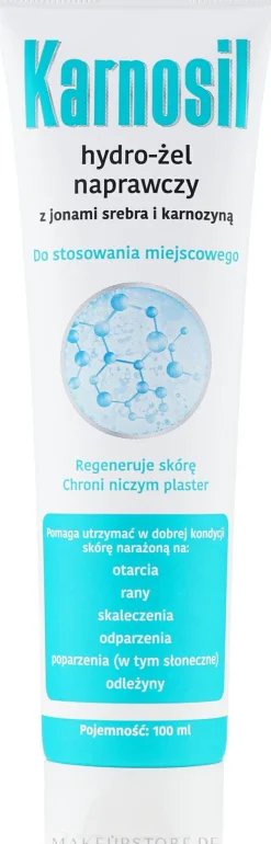 Regenerierendes Hydro-Gel mit Silberionen und Carnosin gegen Verbrennungen und Wunden