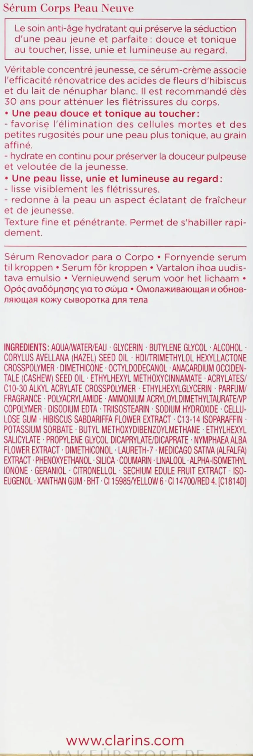 Regenerierendes Körperserum