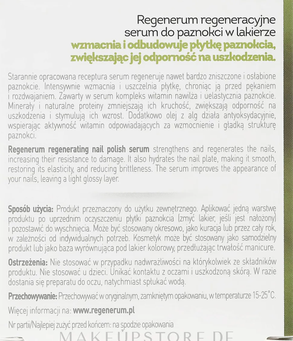 Regenerierendes Nagelserum