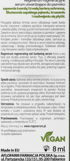Regenerierendes und stärkendes Nagelserum