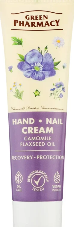 Regenerierende und beruhigende Hand- und Nagelcreme mit Kamille