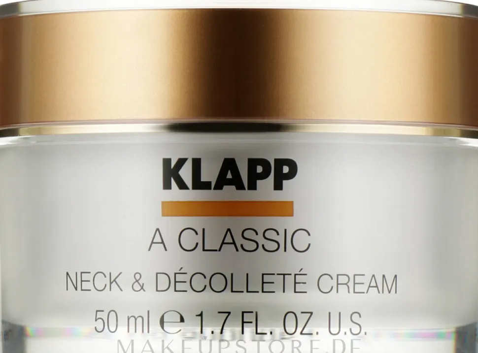 Reichhaltige Hals- und Dekolletécreme Vitamin A, E und F