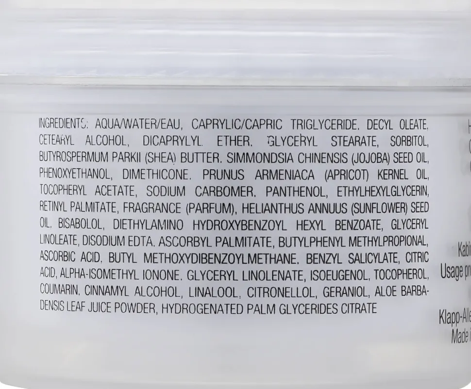 Reichhaltige Hals- und Dekolletécreme Vitamin A, E und F