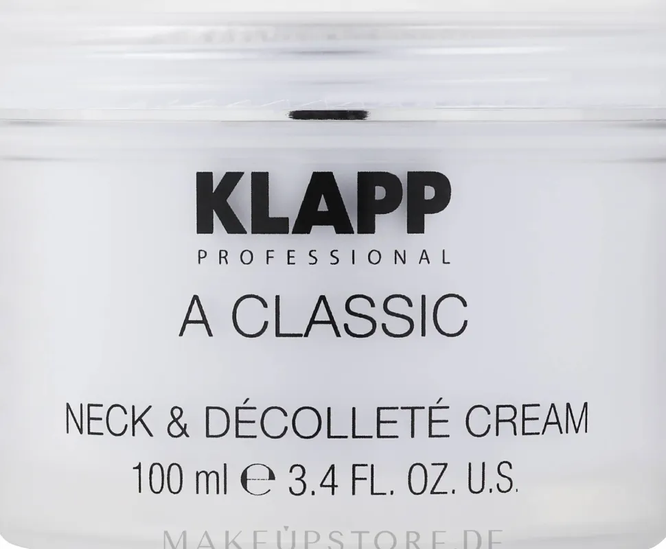 Reichhaltige Hals- und Dekolletécreme Vitamin A, E und F