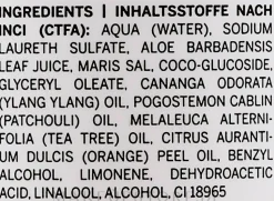 Reinigungslotion für die Intimhygiene mit Ylang-Ylang-Öl und Teebaumöl