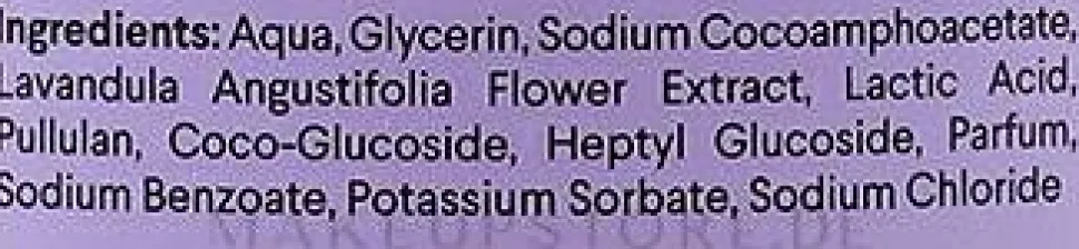 Reinigungsschaum für die Intimhygiene mit Lavendel, Milchsäure und Pullulan