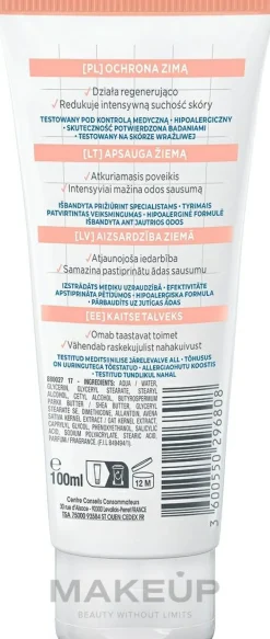 Reparierende Creme für trockene und strapazierte Hände