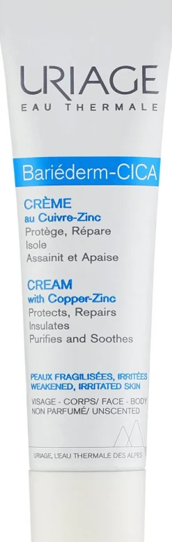 Reparierende Gesichts- und Körpercreme mit Kupfer und Zink für empfindliche, gereizte Haut