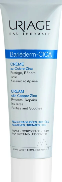 Reparierende Gesichts- und Körpercreme mit Kupfer und Zink für empfindliche, gereizte Haut