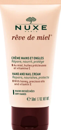 Reparierende, nährende und schützende Hand- und Nagelcreme mit Honig, wertvollen Ölen und Vitamin E