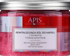 Revitalisierendes Badesalz mit Preiselbeere und Zitronengras