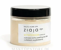 Revitalisierendes und glättendes Zucker-Salz Körperpeeling