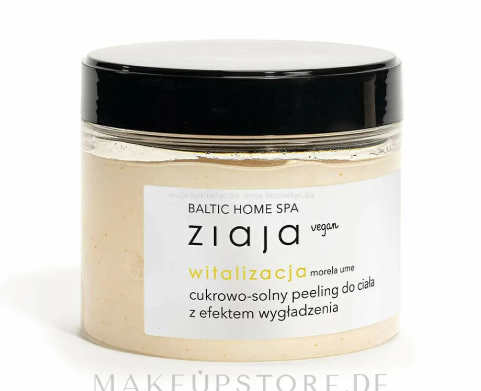 Revitalisierendes und glättendes Zucker-Salz Körperpeeling