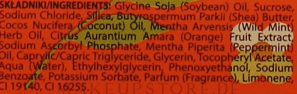 Revitalisierendes Zuckerpeeling für den Körper mit Orange und Minze