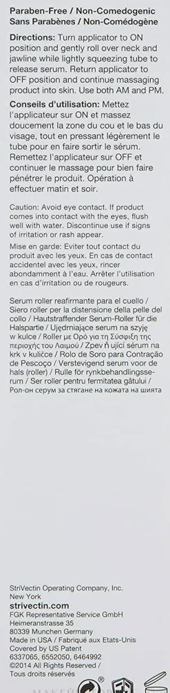 Roller-Serum für den Hals
