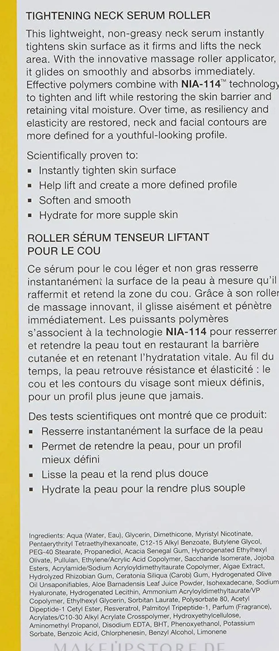 Roller-Serum für den Hals