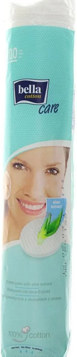 Runde Wattepads Cotton mit Aloe Vera 100 St.