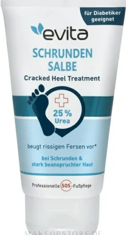 Salbe für Füße gegen rissige Fersen