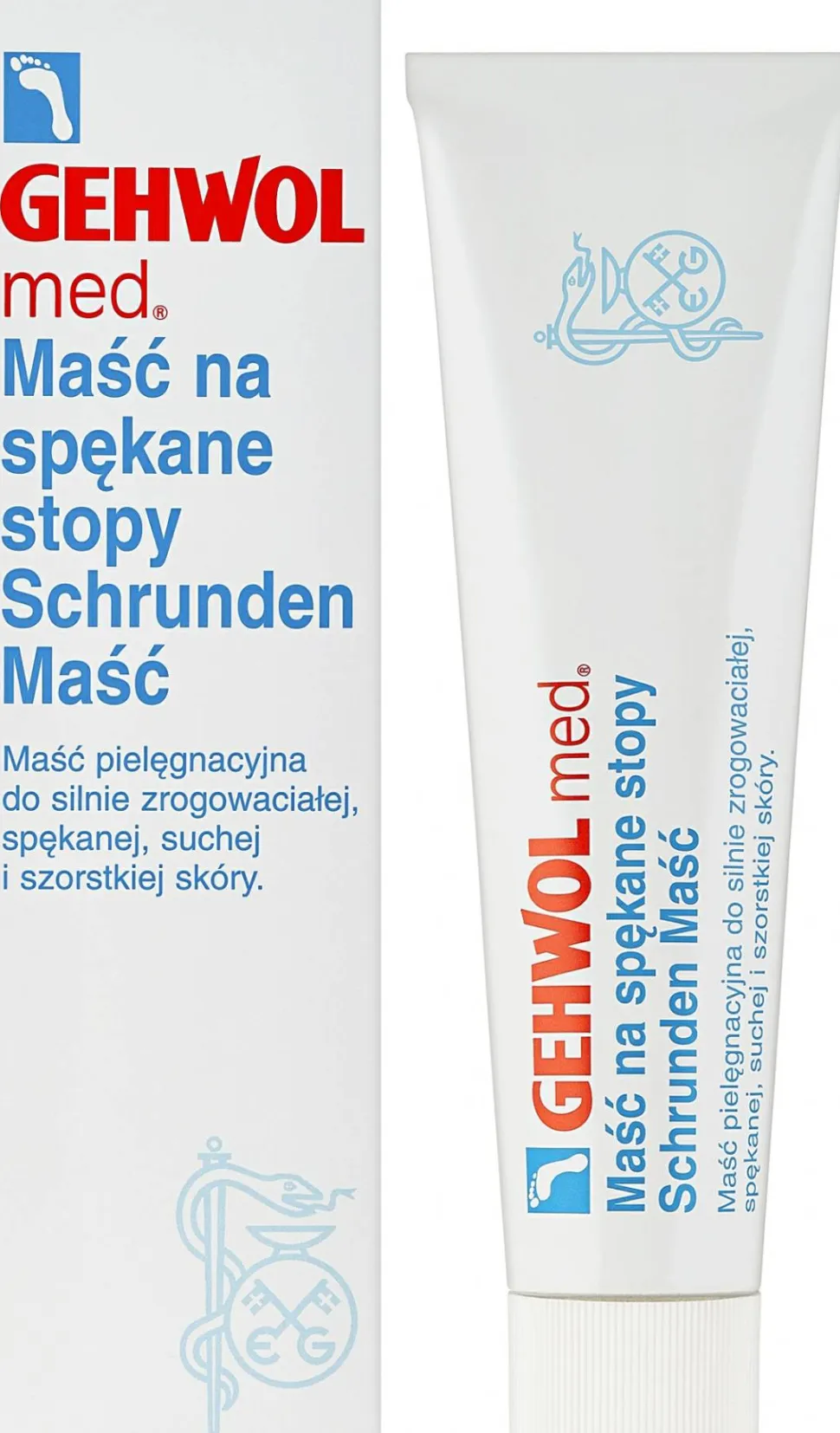 Salbe für schwielige, rissige, trockene und raue Fußhaut
