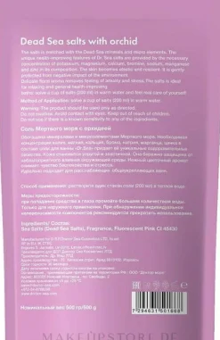 Salz aus dem Toten Meer mit Orchideenextrakt