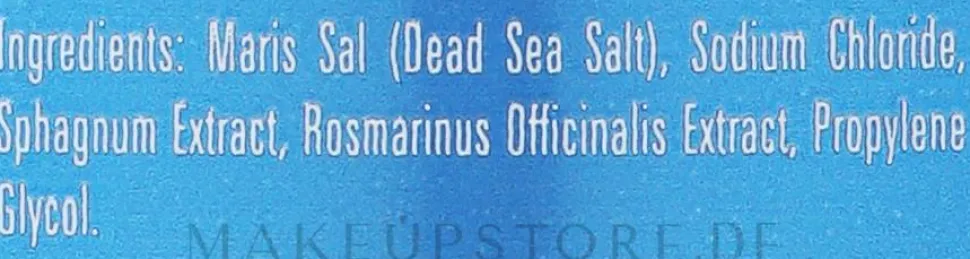 Salz aus dem Toten Meer mit Rosmarin