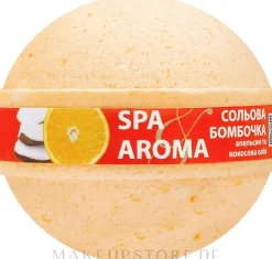 Salzbadebombe Orangen- und Kokosöl