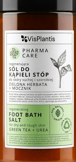 Salz für die Füße Grüner Tee und Harnstoff