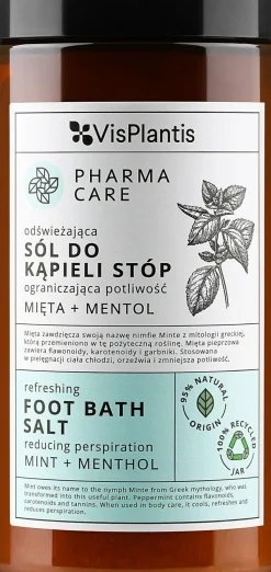 Salz für die Füße Minze und Menthol