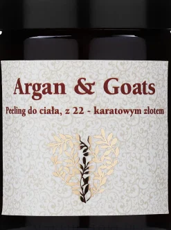Salz-Zucker-Peeling mit Arganöl und Ziegenmilch für den Körper