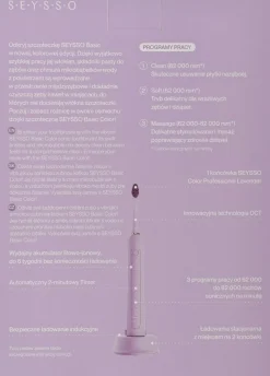 Schallzahnbürste violett