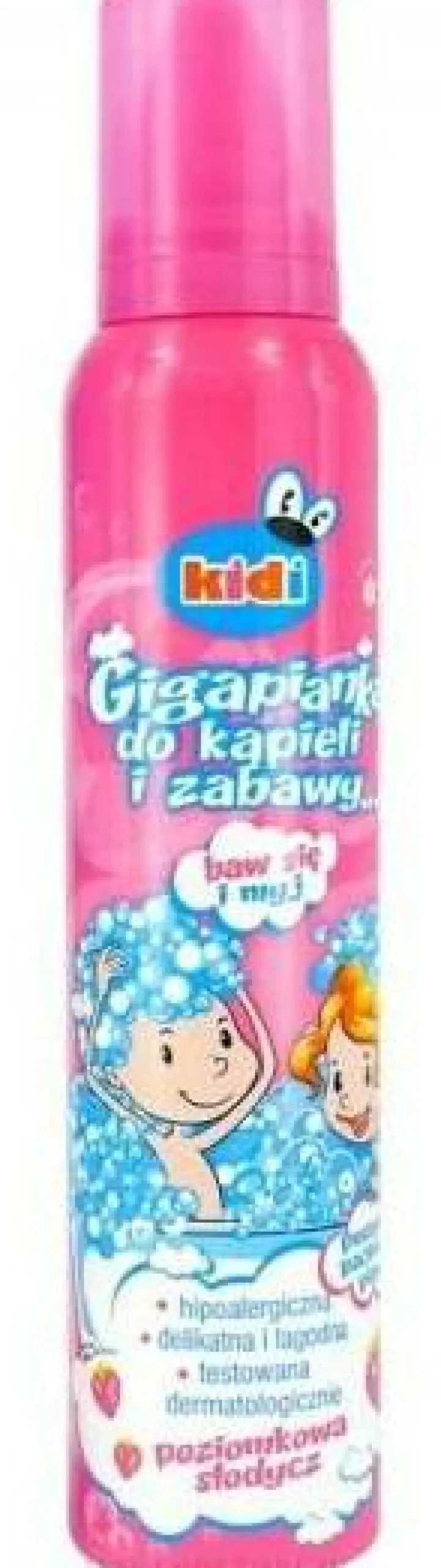 Schaumbad für Kinder mit süßem Erdbeerduft