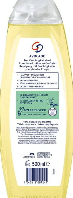 Schaumbad mit Avocado