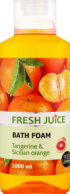 Schaumbad mit Mandarine und sizilianischer Orange