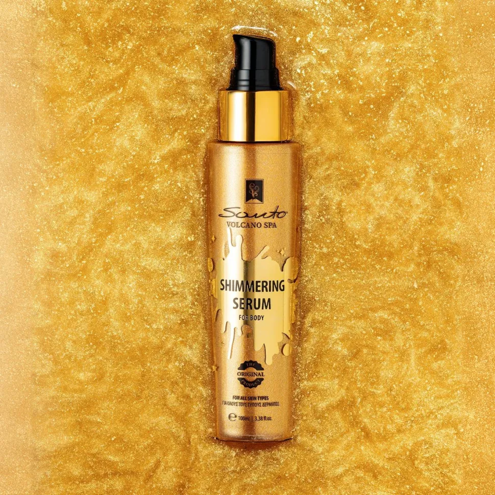 Schimmerndes Serum für den Körper