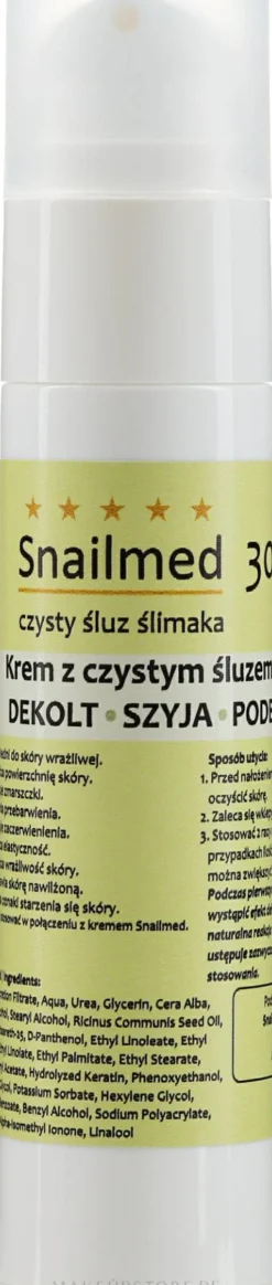 Schneckenschleimcreme für Hals und Dekolleté
