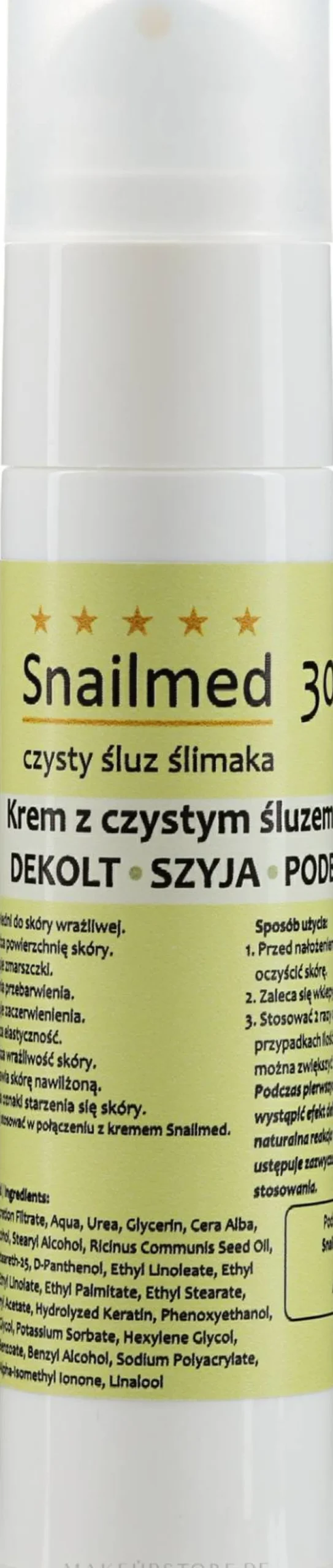 Schneckenschleimcreme für Hals und Dekolleté