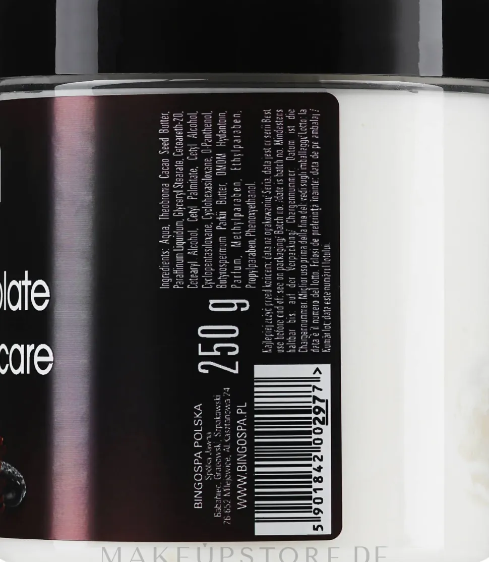 Schokoladen Körpercreme