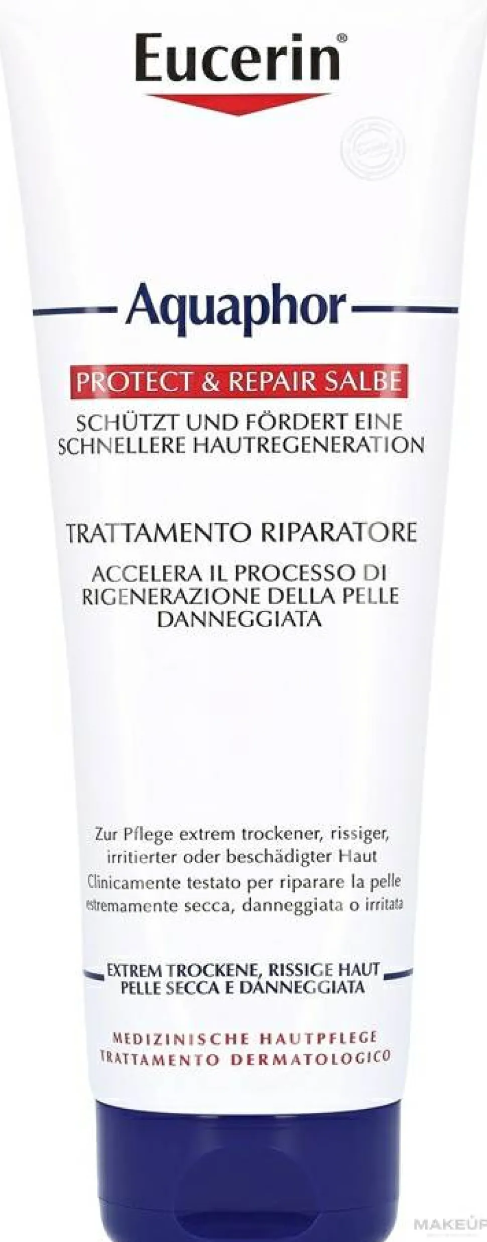 Schützende, pflegende und regenerierende Fettsalbe für extrem trockene, rissige, irritierte oder beschädigte Körperhaut