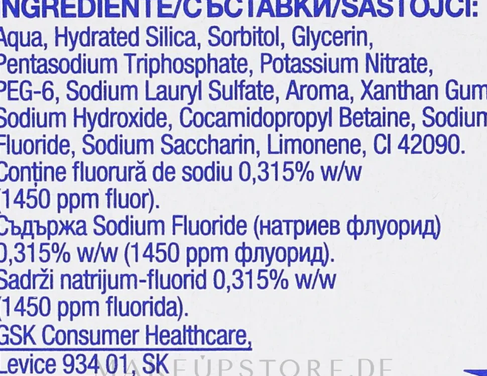 Schützendes Zahnpasta-Gel Advanced Clean
