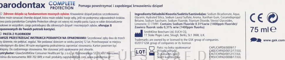 Schützende und erfrischende Zahnpasta für gesundes Zahnfleisch und Zähne