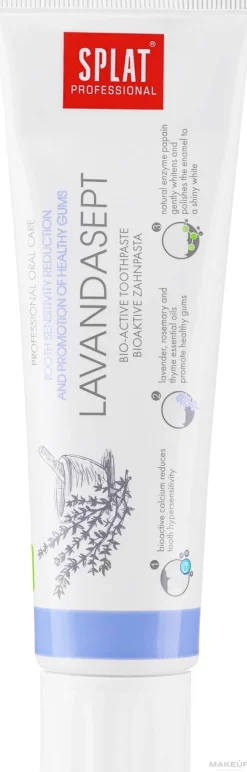Schützende Zahnpasta mit Lavendel-, Thymian- und Rosamrinöl