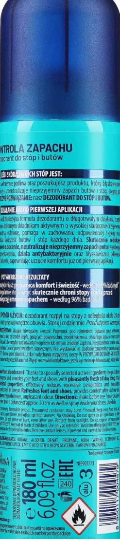Schuh- und Fußdeospray gegen unangenehme Gerüche