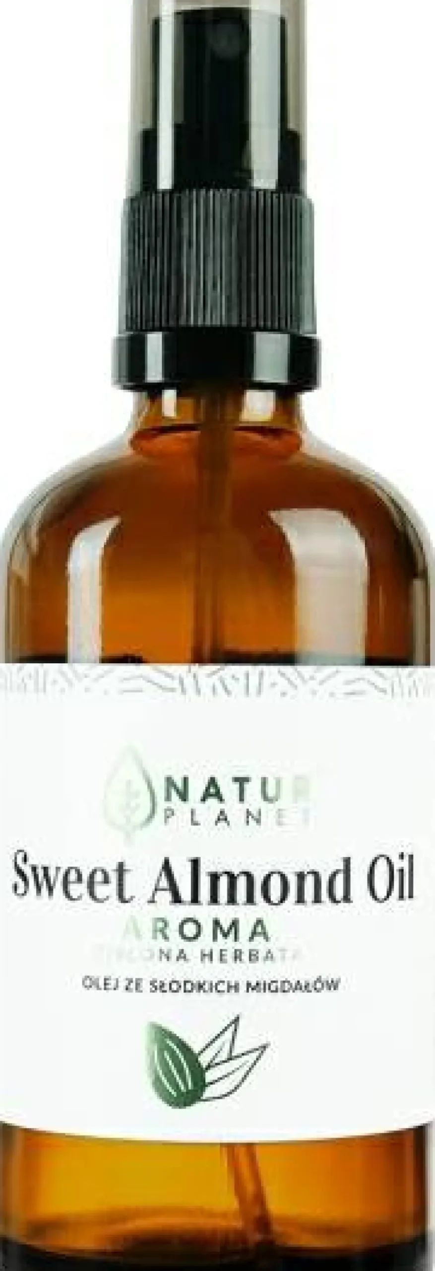 100% Süßes Mandelöl und grüner Tee