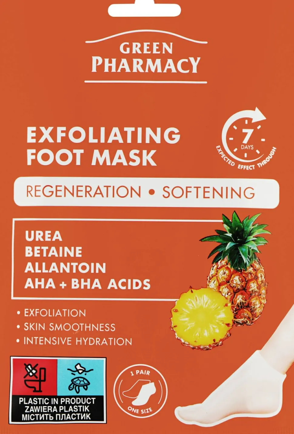 Set mit Peeling-Fußmasken