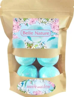 Set mit sprudelnden Badebomben 'Frühlingsjasmin'